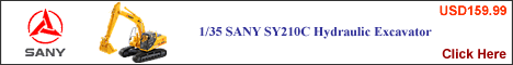 1/35 SANY SY210C Hydraulic Excavator